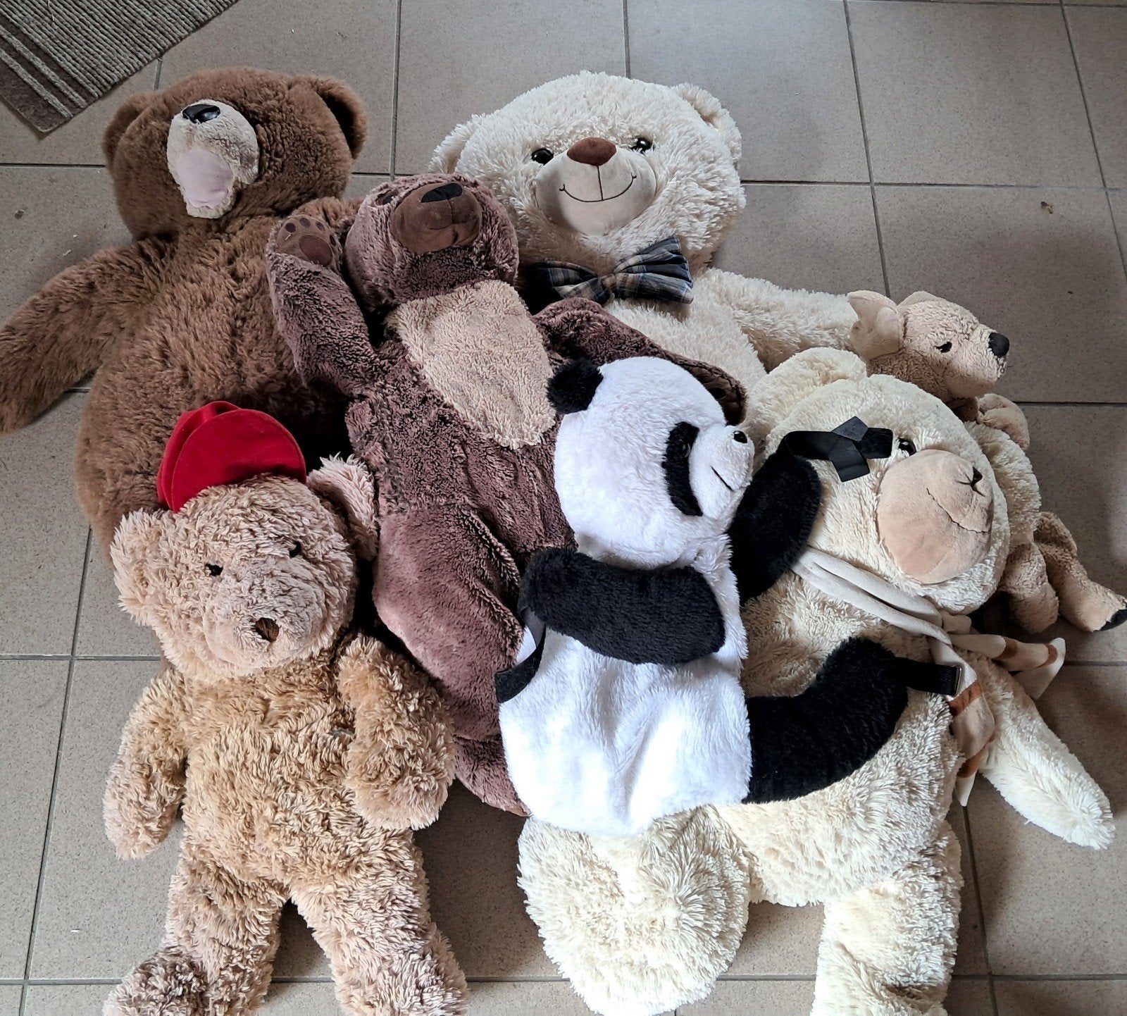 Te koop: Groot lot knuffelberen – 7 grote beren  - 10 euro, Ophalen