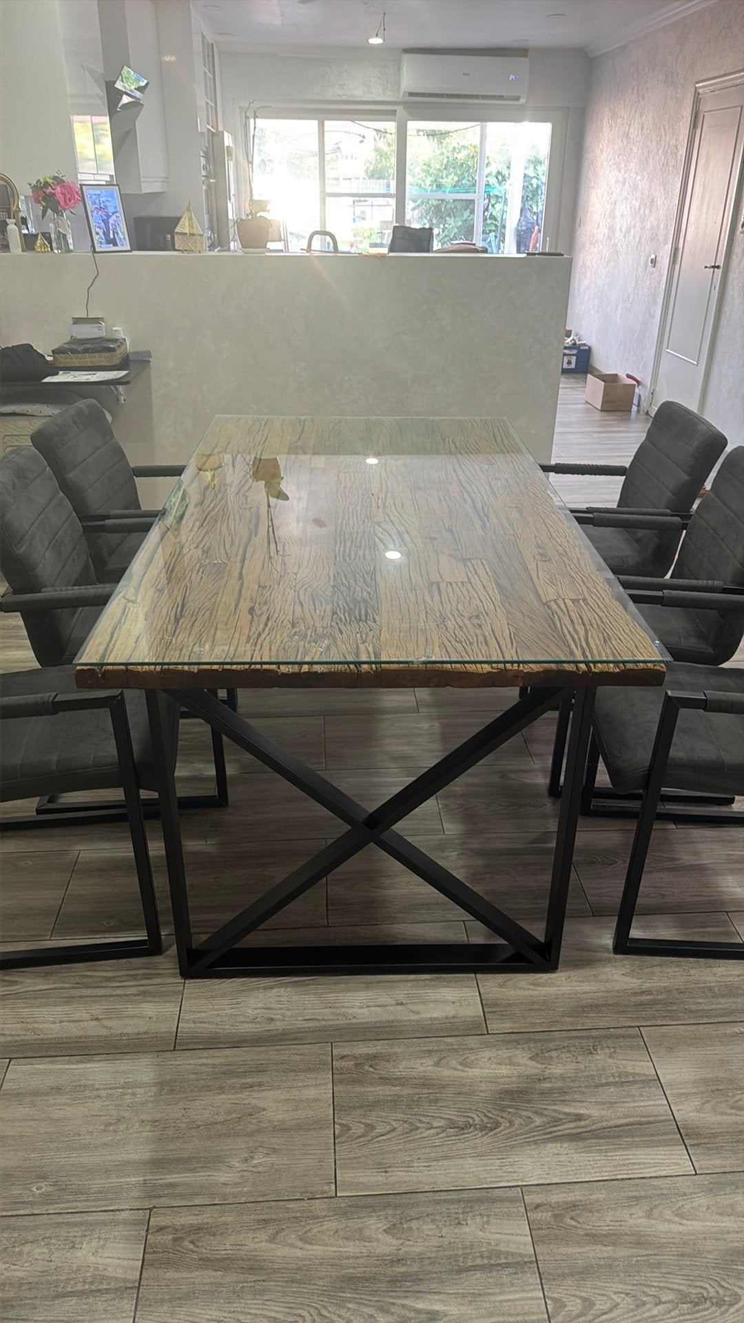Tafel en stoelen, Huis en Inrichting, Ophalen, Zo goed als nieuw