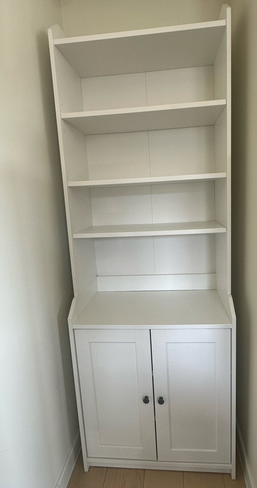 Armoire étagère  IKEA HAUGA blanche, Maison & Meubles, Armoires | Étagères, Enlèvement, Comme neuf
