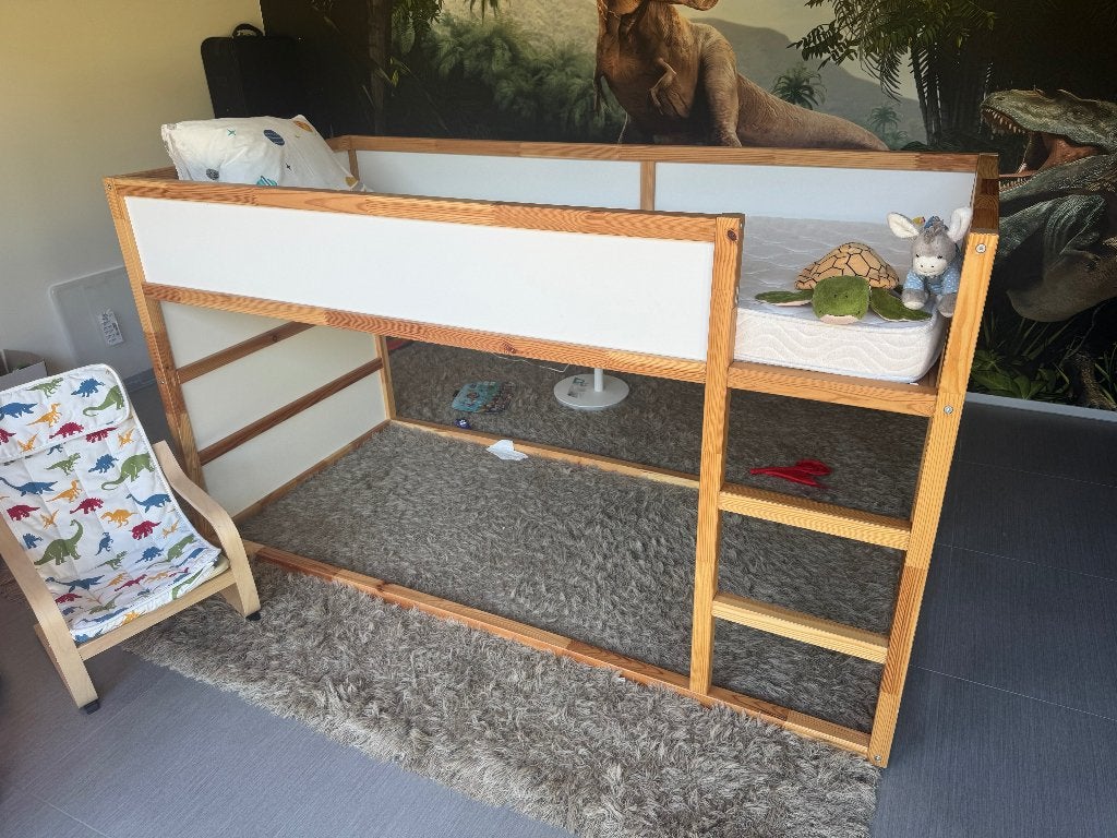 Lit mezzanine IKEA, lit pour enfant neuf avec ciel étoilé, Neuf, 100 cm, 210 cm, Une personne