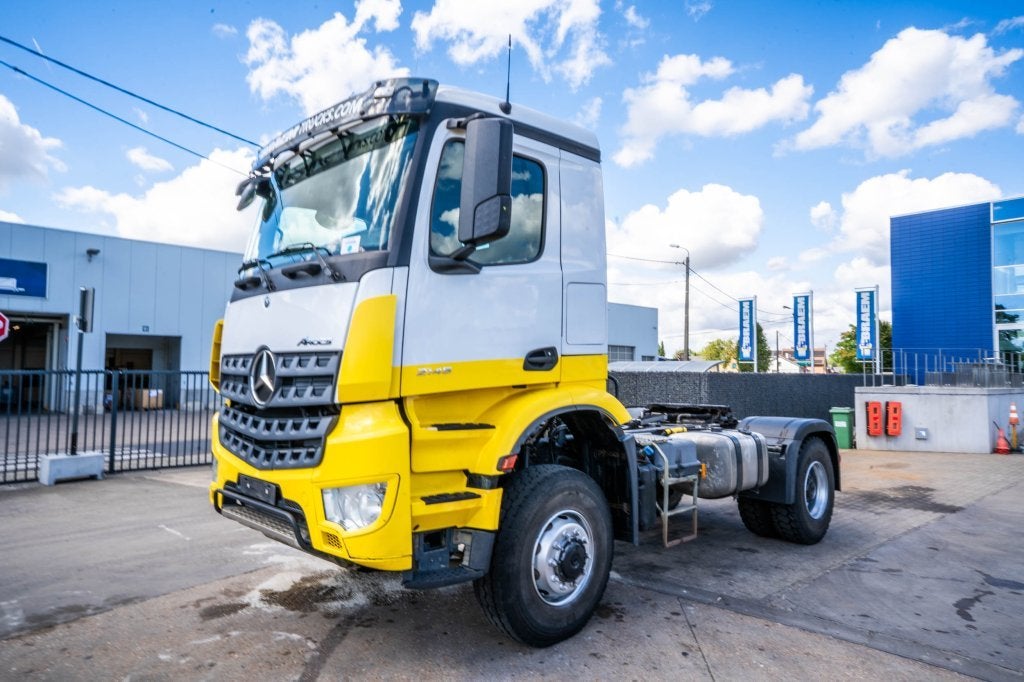 Mercedes-Benz AROCS 2045 AS (cardan)+KIPHYDR.+ manual, Auto's, Euro 6, Wit, Mercedes-Benz, Vierwielaandrijving