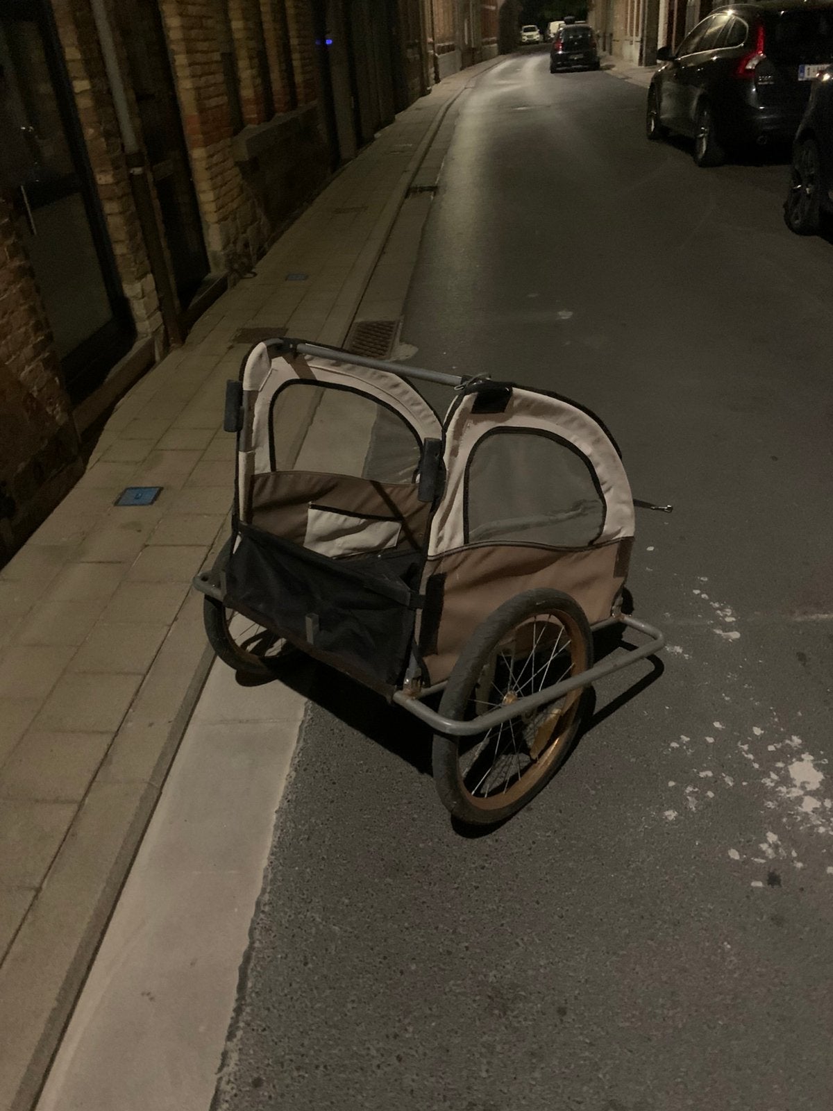 Fietskar voor goederen, Fietsen en Brommers, Ophalen, Gebruikt, Vering, Overige typen