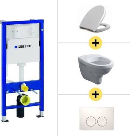 ‼️ GEBERIT HANGTOILET UP100 & UP320 COMPLETE SUPERPROMO'S ‼️, Doe-het-zelf en Bouw, Ophalen, Nieuw