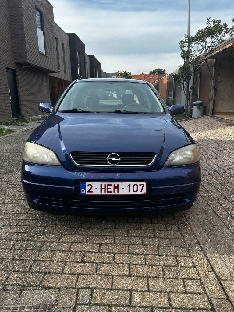 Opel Astra 1.8 (2003), Auto's, Opel, Zwart, 4 cilinders, 1796 cc, 5 zetels