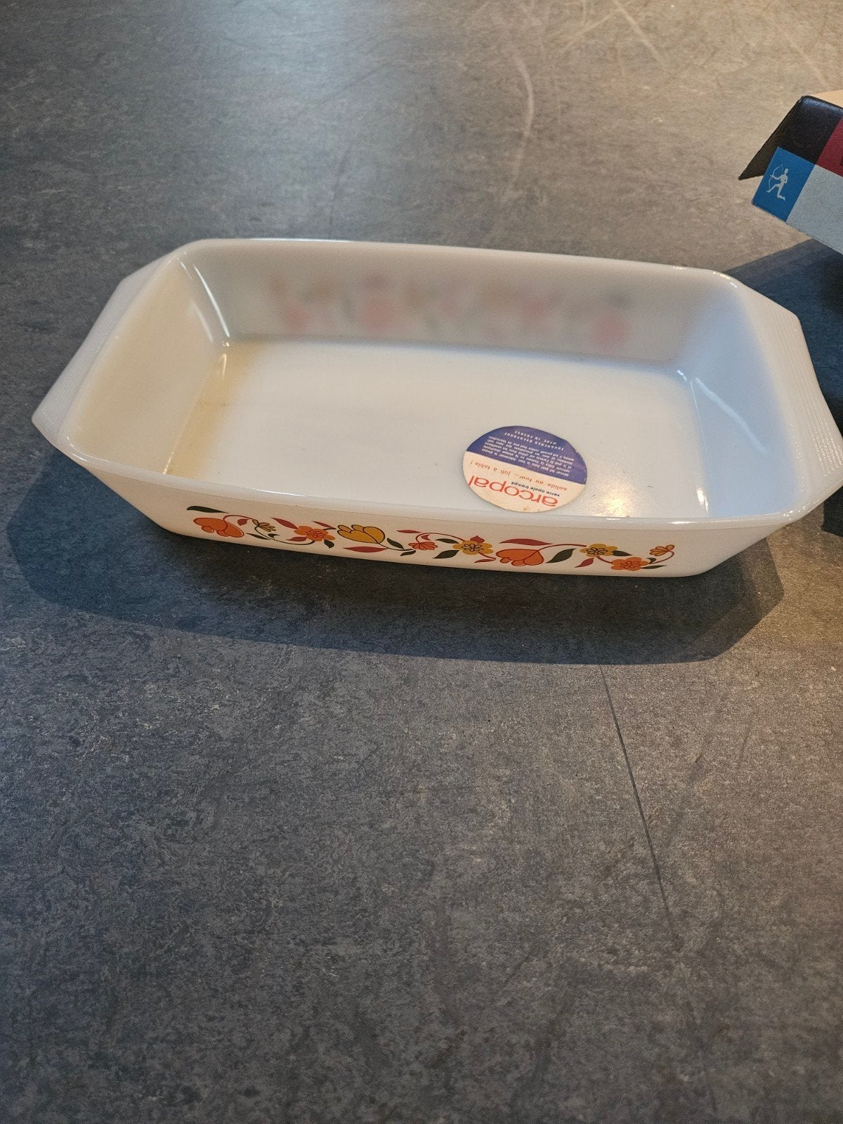 Nouveau plat de cuisson Arcopal vintage, 35x20, Antiquités & Art, Enlèvement