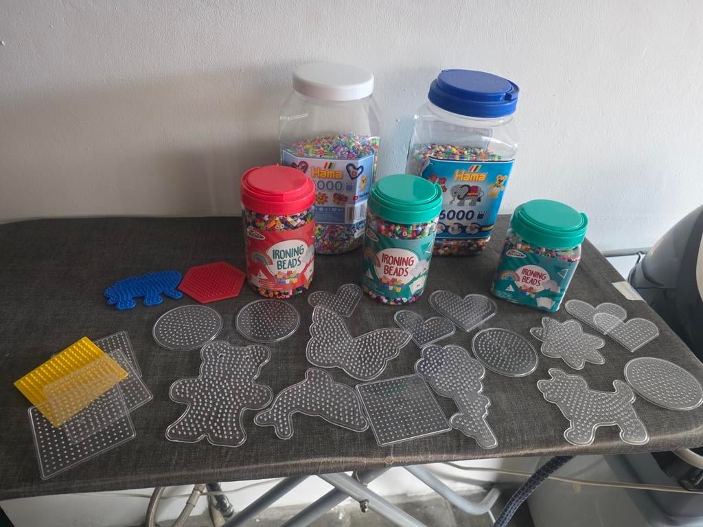 Lot strijkparels, Ophalen