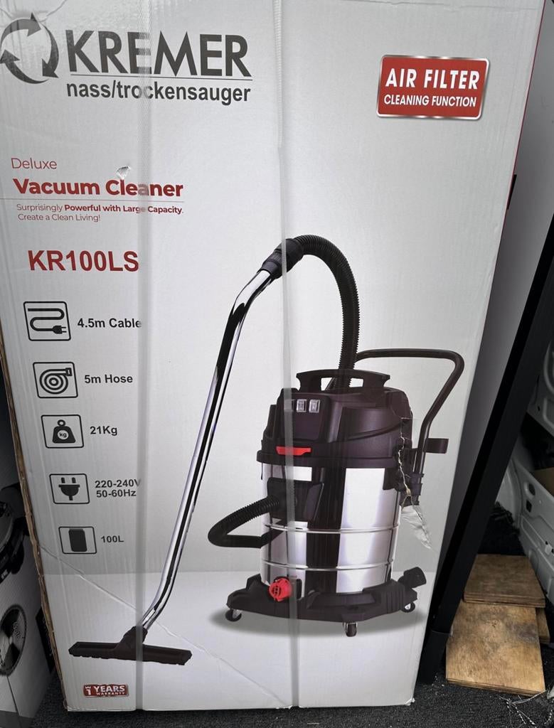 Industriële stofzuiger kremer, Elektronische apparatuur, Stofzuigers, Ophalen, Nieuw, Waterstofzuiger