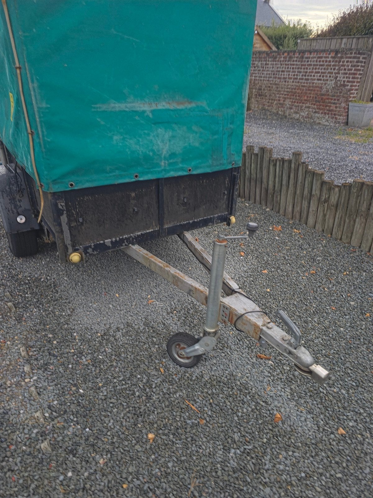 remorq  2.15 lengte met bache, Ophalen, Gebruikt
