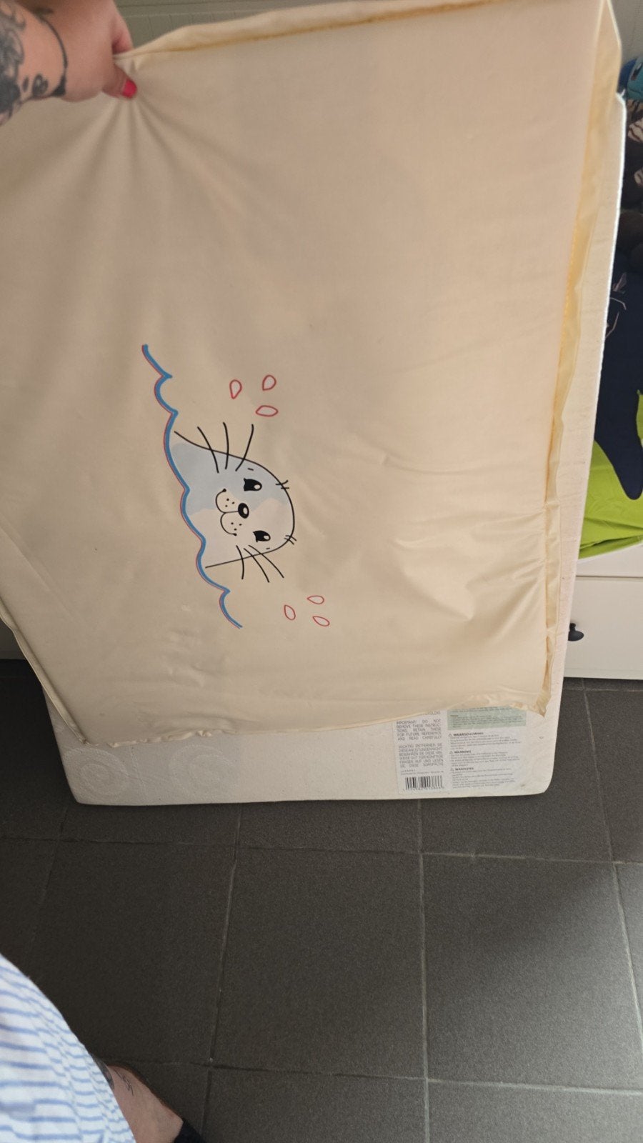 Matras park en park speelmat, Ophalen