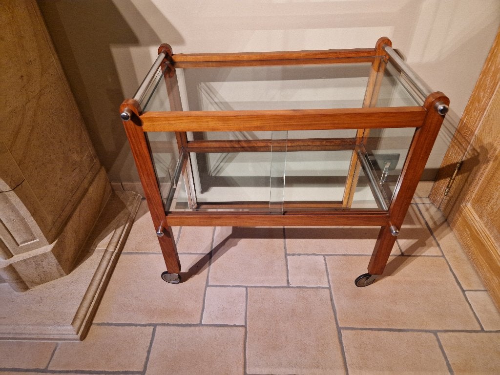 Franse Deco Bar / Serveerwagen uit de jaren 1930, Antiek en Kunst, Curiosa en Brocante, Ophalen