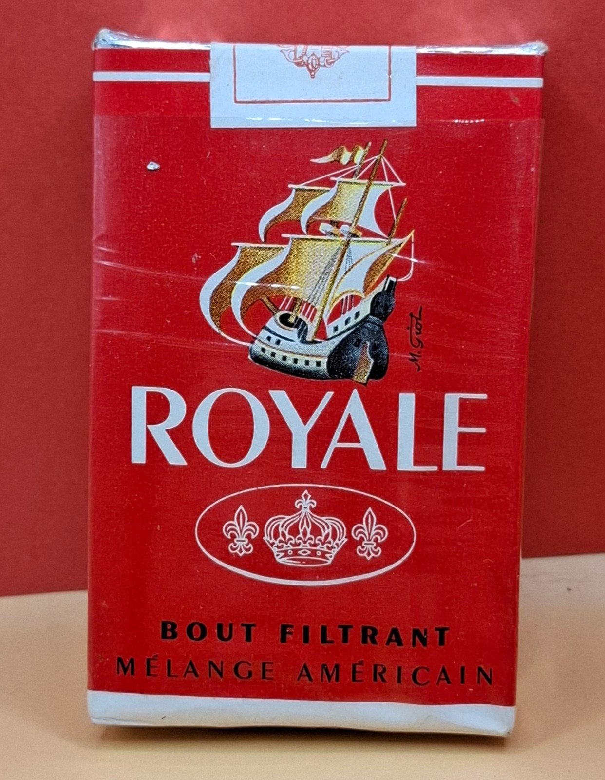 vintage pakje Royale sigaretten uit de jaren 50, Verzamelen, Ophalen of Verzenden