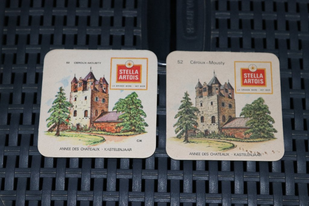 bierviltje brouwerij stella artois leuven kastelenjaar, Collections, Enlèvement ou Envoi, Sous-bock, Stella Artois