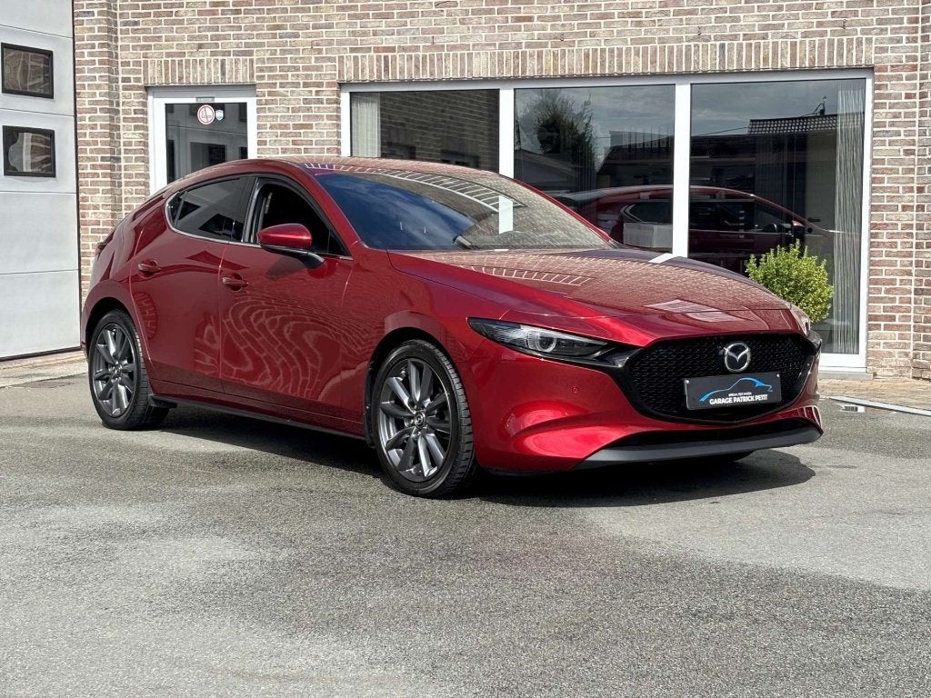 Mazda 3 2.0 M-HYBRID SKYCRUISE / Automaat / Leder / 150pk, Autos, Mazda, 140 g/km, Entreprise, Entretenue par le concessionnaire