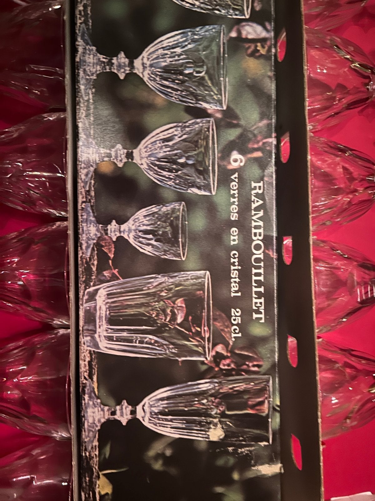 Cristal d'arques, Enlèvement, Comme neuf