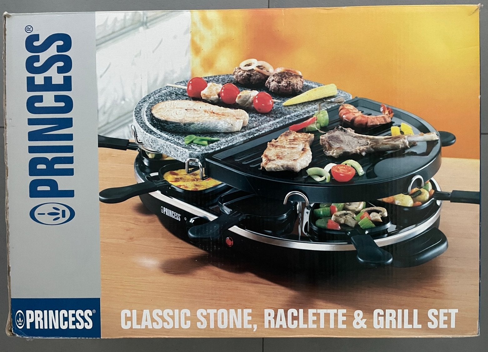 Princess steen - grill - raclette, Ophalen, Zo goed als nieuw