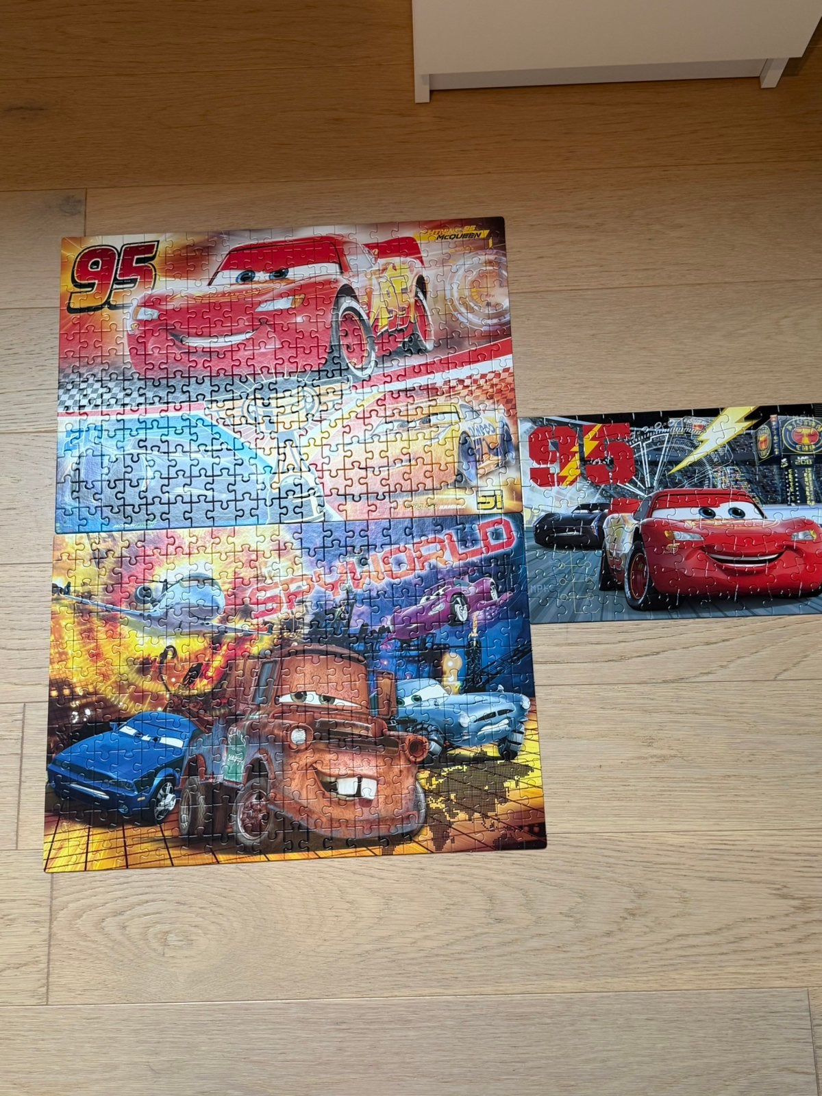 3 puzzels Cars, Hobby en Vrije tijd, Ophalen, Zo goed als nieuw