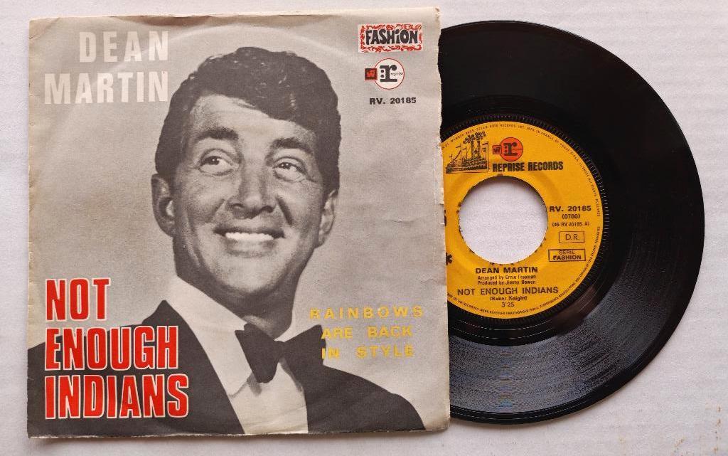DEAN MARTIN - Not enough indians (45t), Enlèvement ou Envoi, Single, Comme neuf, Pop