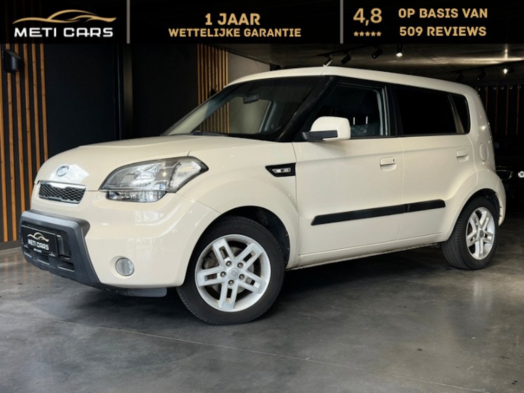 Kia Soul 1.6i | A/C | Sensoren | Radio | Trekhaak | ..., Auto's, Kia, Voorwielaandrijving, 4 cilinders, Beige, Bedrijf