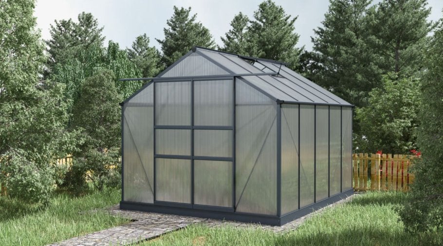 Serre, Ophalen, Polycarbonaat, Aluminium, Kweekkas