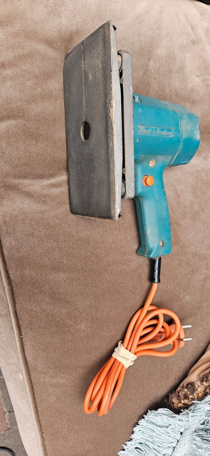 black&decker schuurmachine, Doe-het-zelf en Bouw, Gereedschap | Schuurmachines, Ophalen, Bandschuurmachine