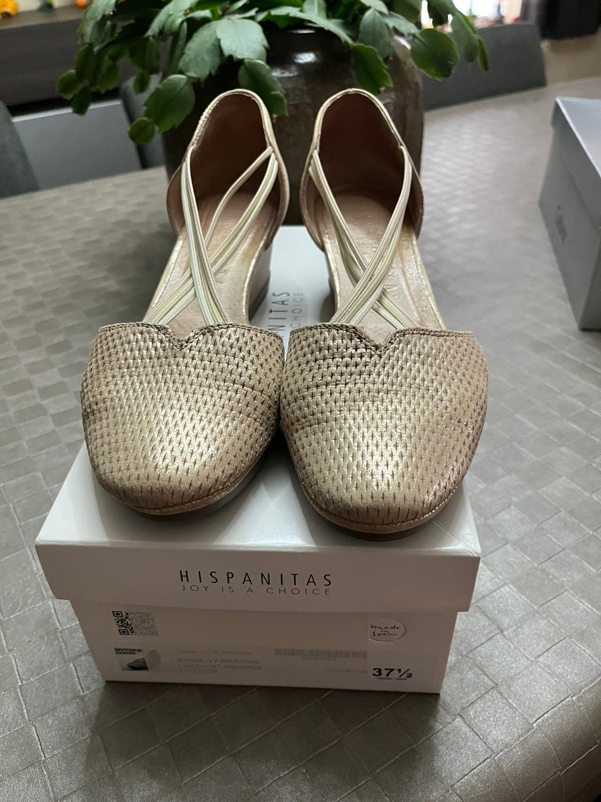 Leuke shoenen Hispanitas ~ 37,5, Enlèvement, Porté, Beige, Sabots