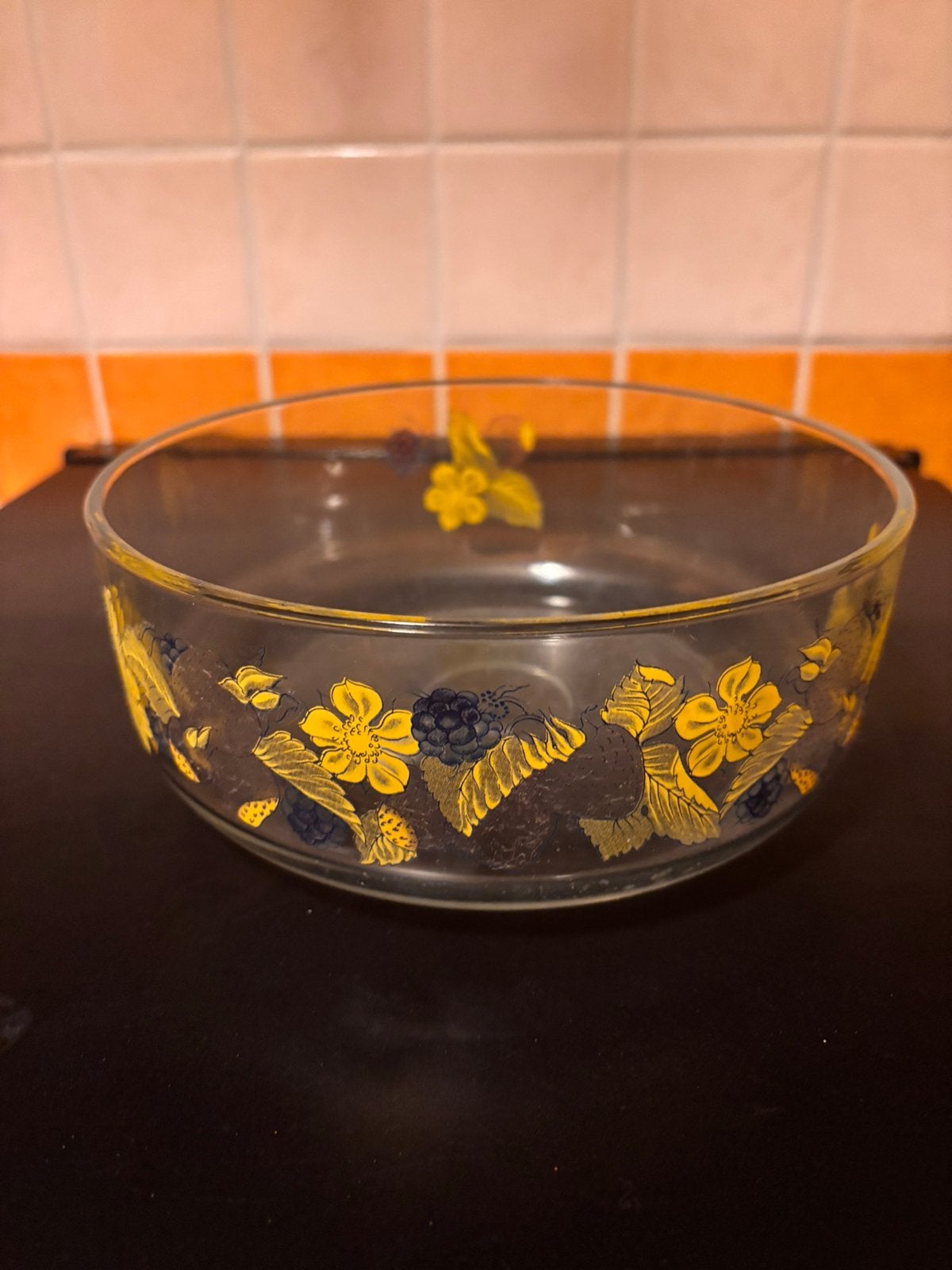 Saladier vintage, Maison & Meubles, Cuisine | Vaisselle, Enlèvement, Verre, Vintage