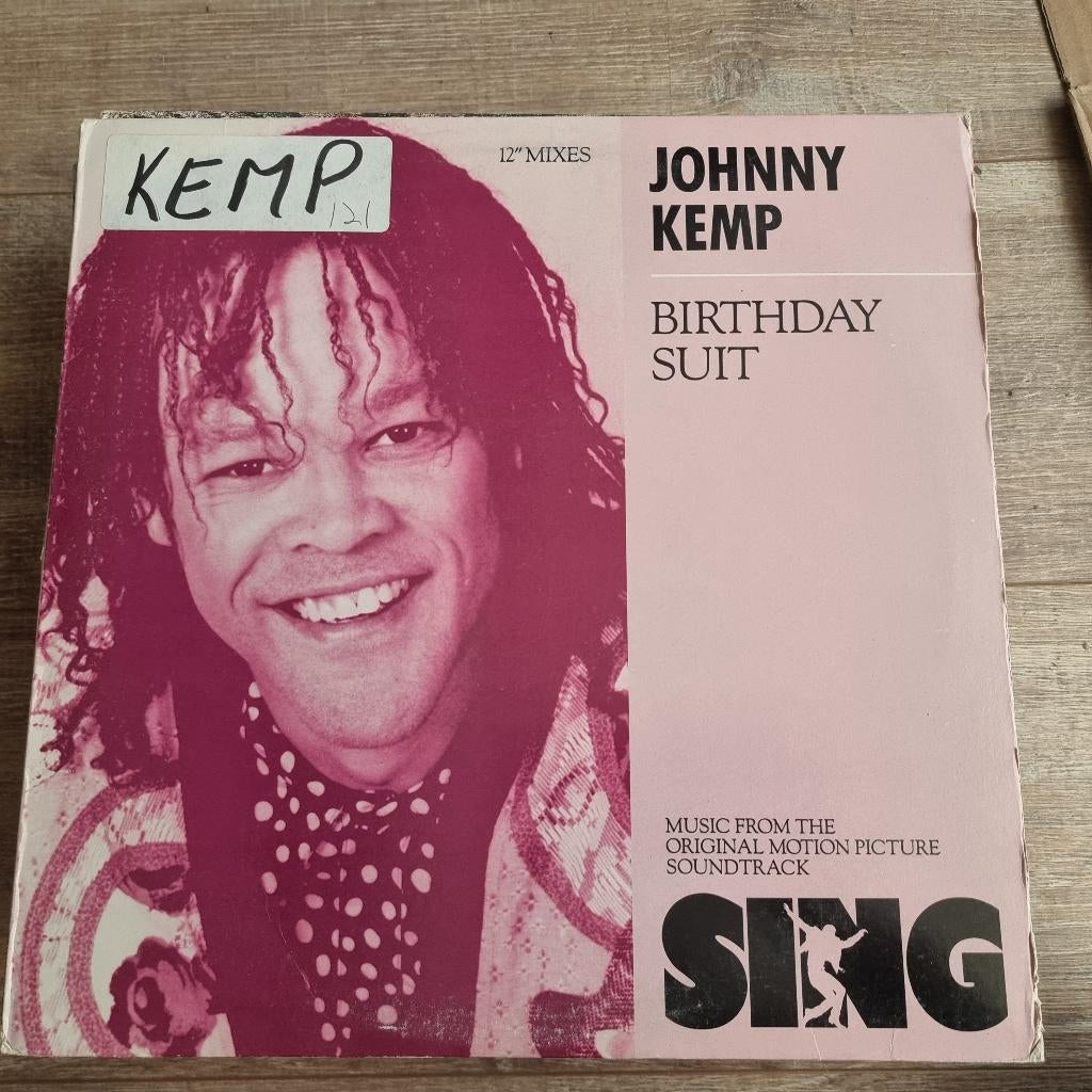 12" Johnny Kemp – Birthday Suit, CD & DVD, Vinyles Singles, 12 pouces, Enlèvement ou Envoi, Utilisé, Musique de films et Bande son