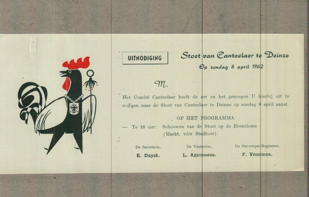 Deinze - Canteclaer, Verzamelen, Merken en Reclamevoorwerpen, Ophalen of Verzenden