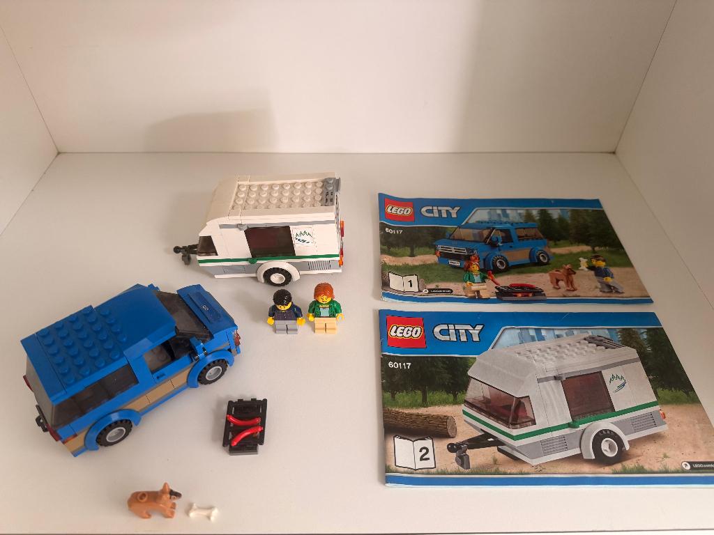 LEGO City Set - Van & Caravan (60117), Kinderen en Baby's, Speelgoed | Duplo en Lego, Zo goed als nieuw, Lego, Complete set, Compleet