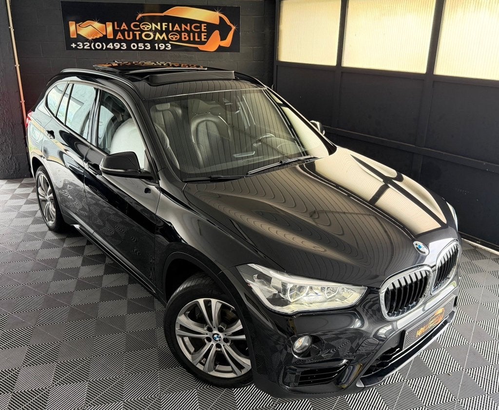 BMW X1 2.0da xDrive18d 1e eigenaar 1 jaar garantie, Auto's, BMW, 1995 cc, 4 cilinders, Leder, Bruin