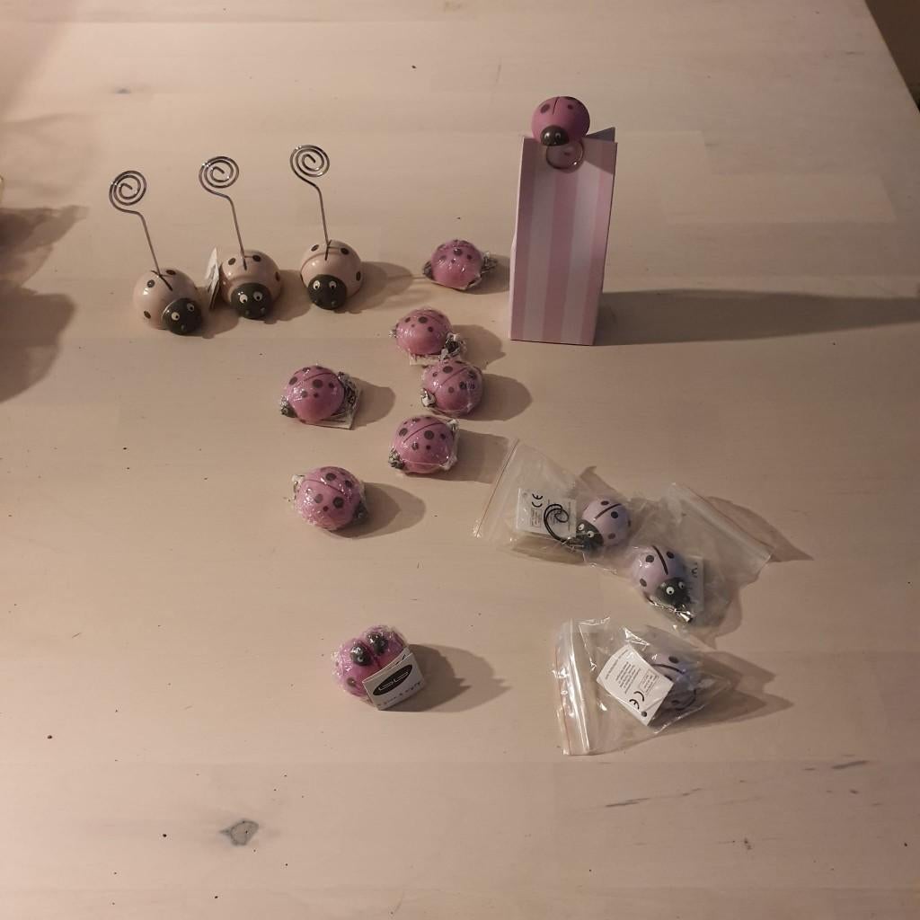 Lieveheersbeestje roze van BB collectie UITVERKOOP, Enlèvement ou Envoi, Neuf, Cadeau d'accouchement