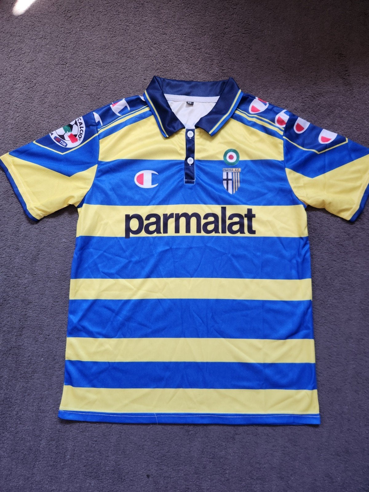 Parma Crespo shirt 1999-2000, Sport en Fitness, Maat S, Ophalen of Verzenden, Zo goed als nieuw, Shirt