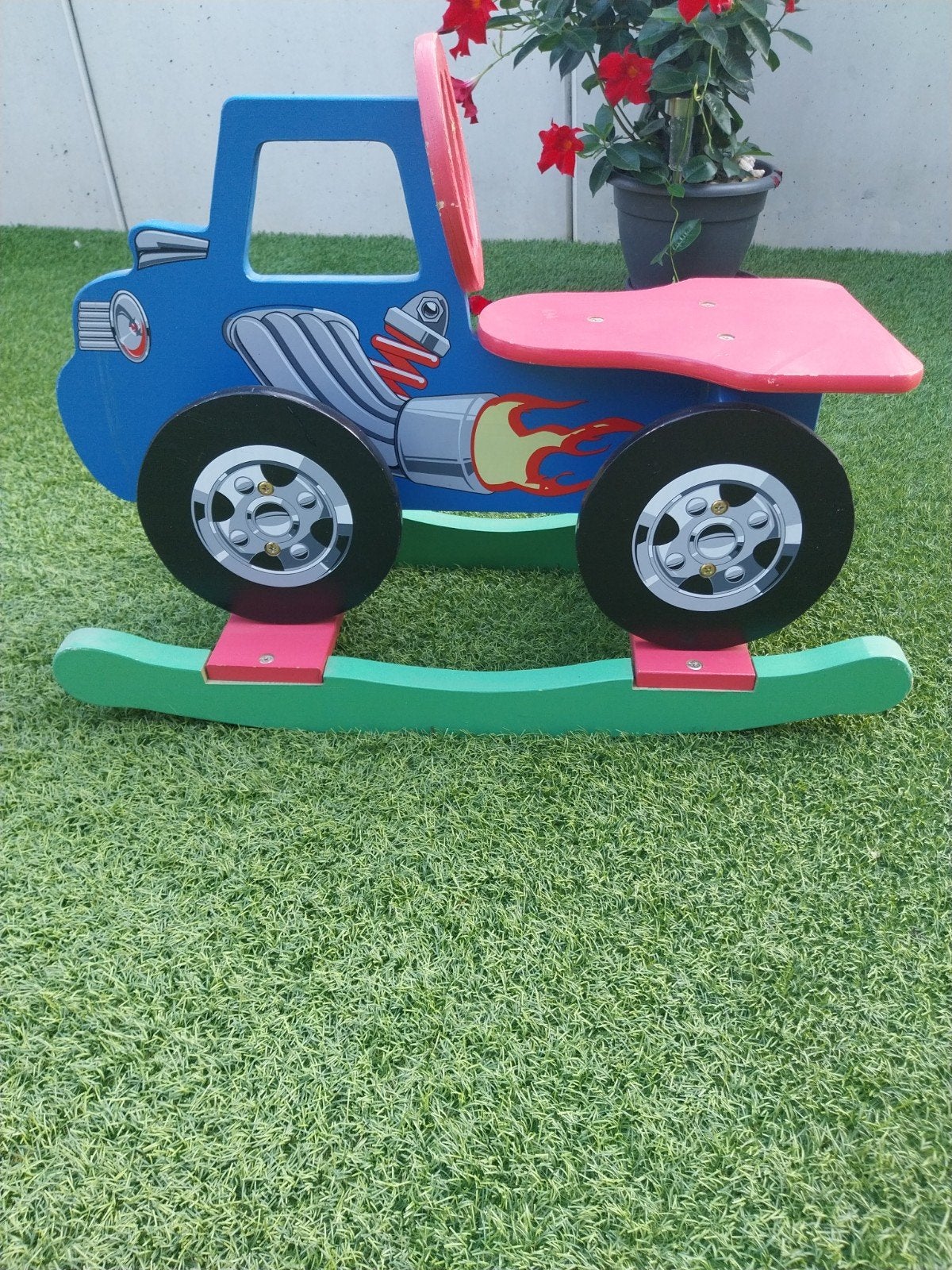 Houten schommel, Kinderen en Baby's, Ophalen, Gebruikt