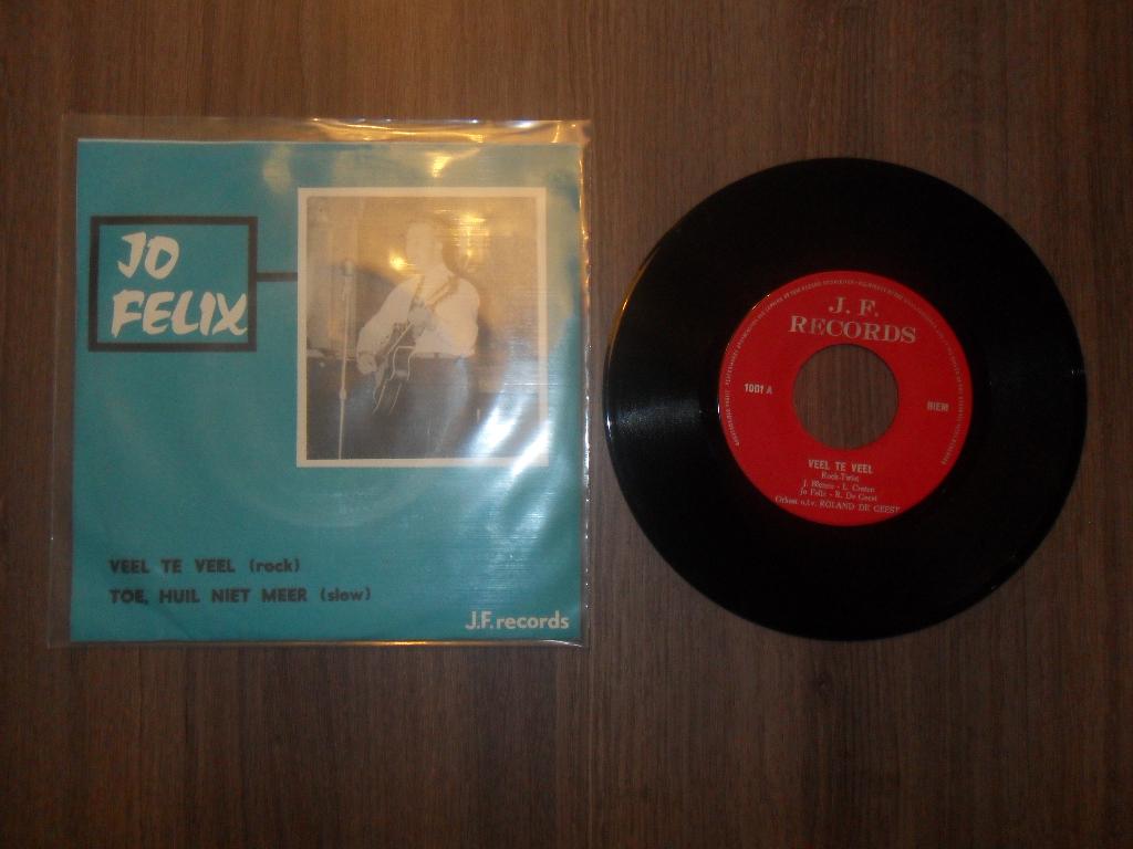 Jo Felix - Veel te veel, Cd's en Dvd's, Vinyl | Nederlandstalig, Ophalen of Verzenden, Gebruikt, 7 inch, Pop