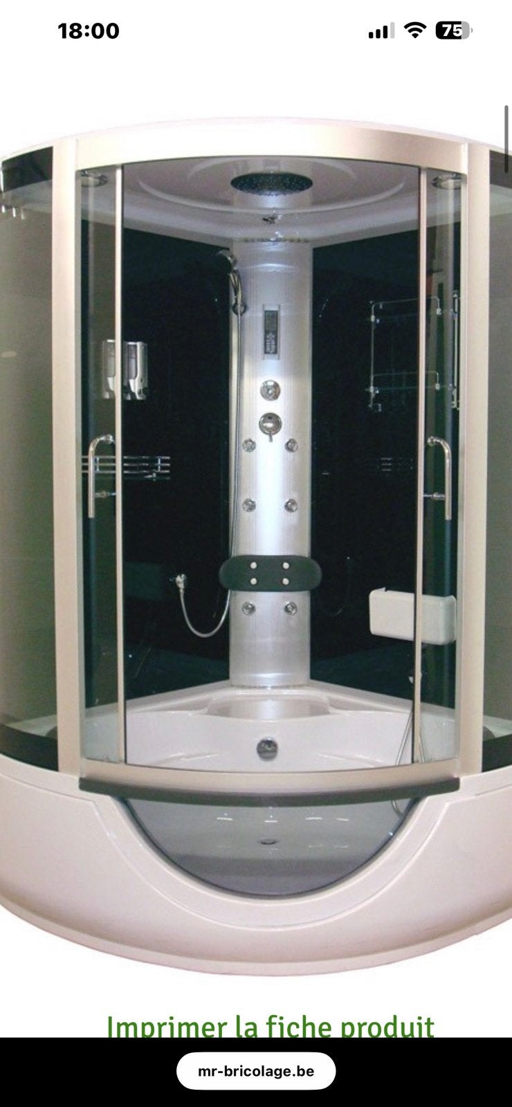 Volledig nieuwe complete douche cabine, staat nog verpakt, Ophalen, Zo goed als nieuw