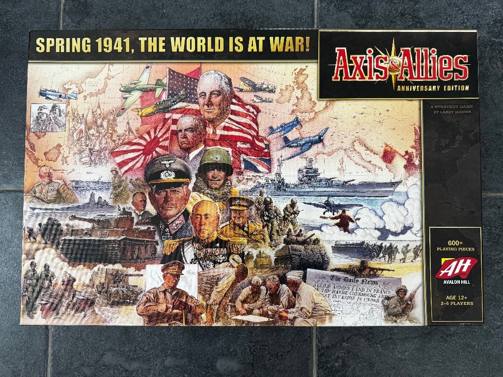 Axis & Allies Anniversary 2017 – compleet & topstaat, Vijf spelers of meer, Ophalen, Nieuw, Avalon hill