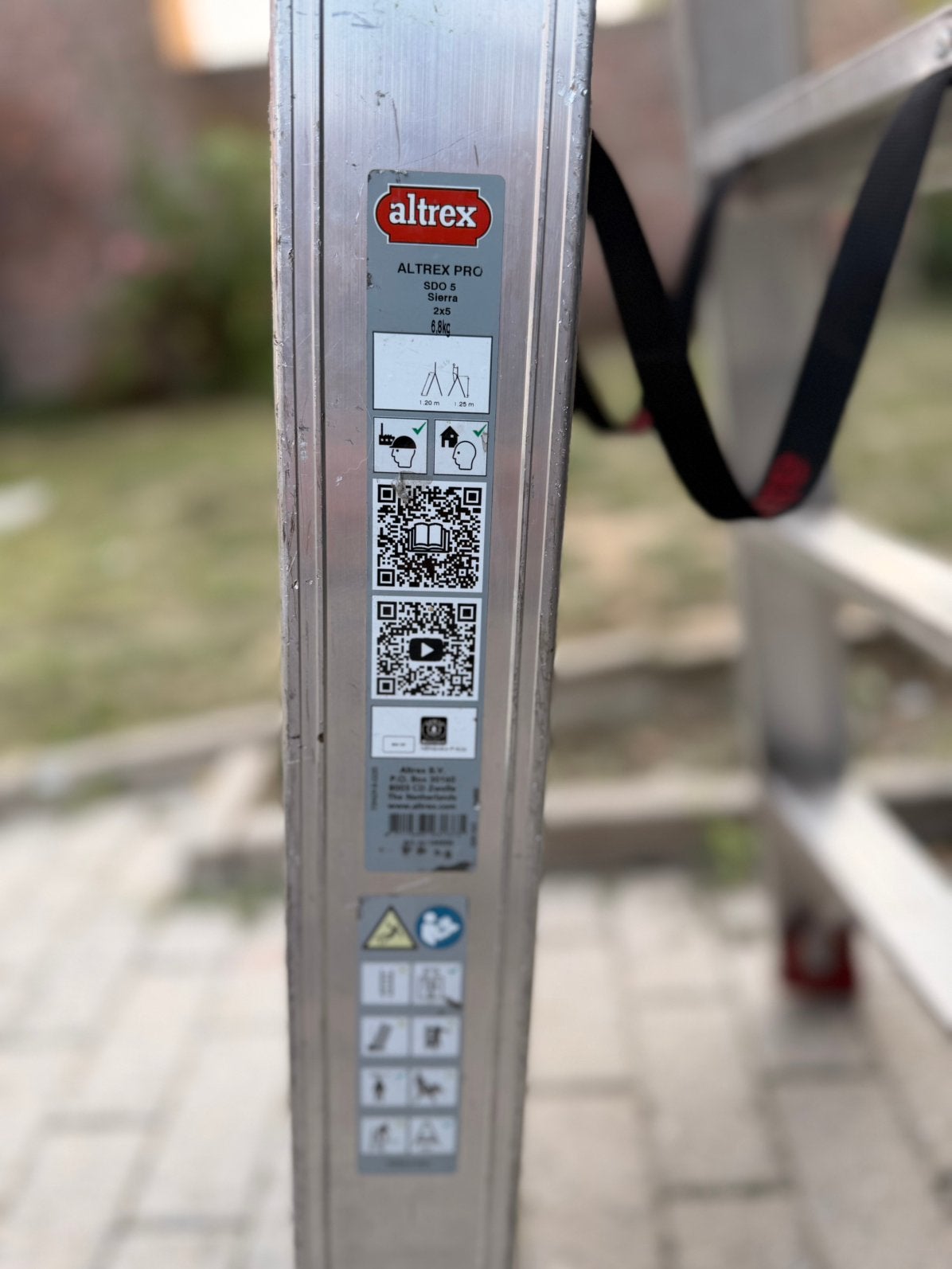 Altrex 5 traps ladder, Doe-het-zelf en Bouw, Ophalen, Zo goed als nieuw, Ladder
