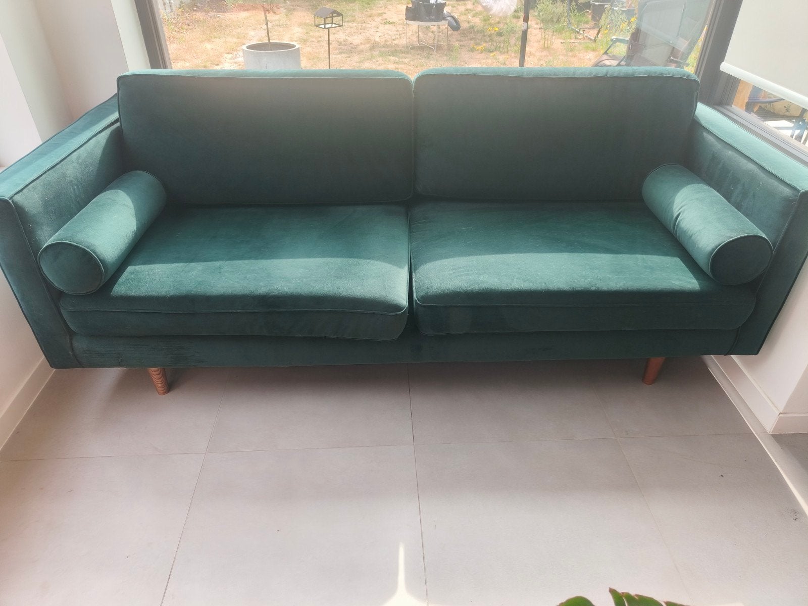 Vintage zetel, Merk Furnified, Ophalen, Driepersoons, 75 tot 100 cm, Zo goed als nieuw
