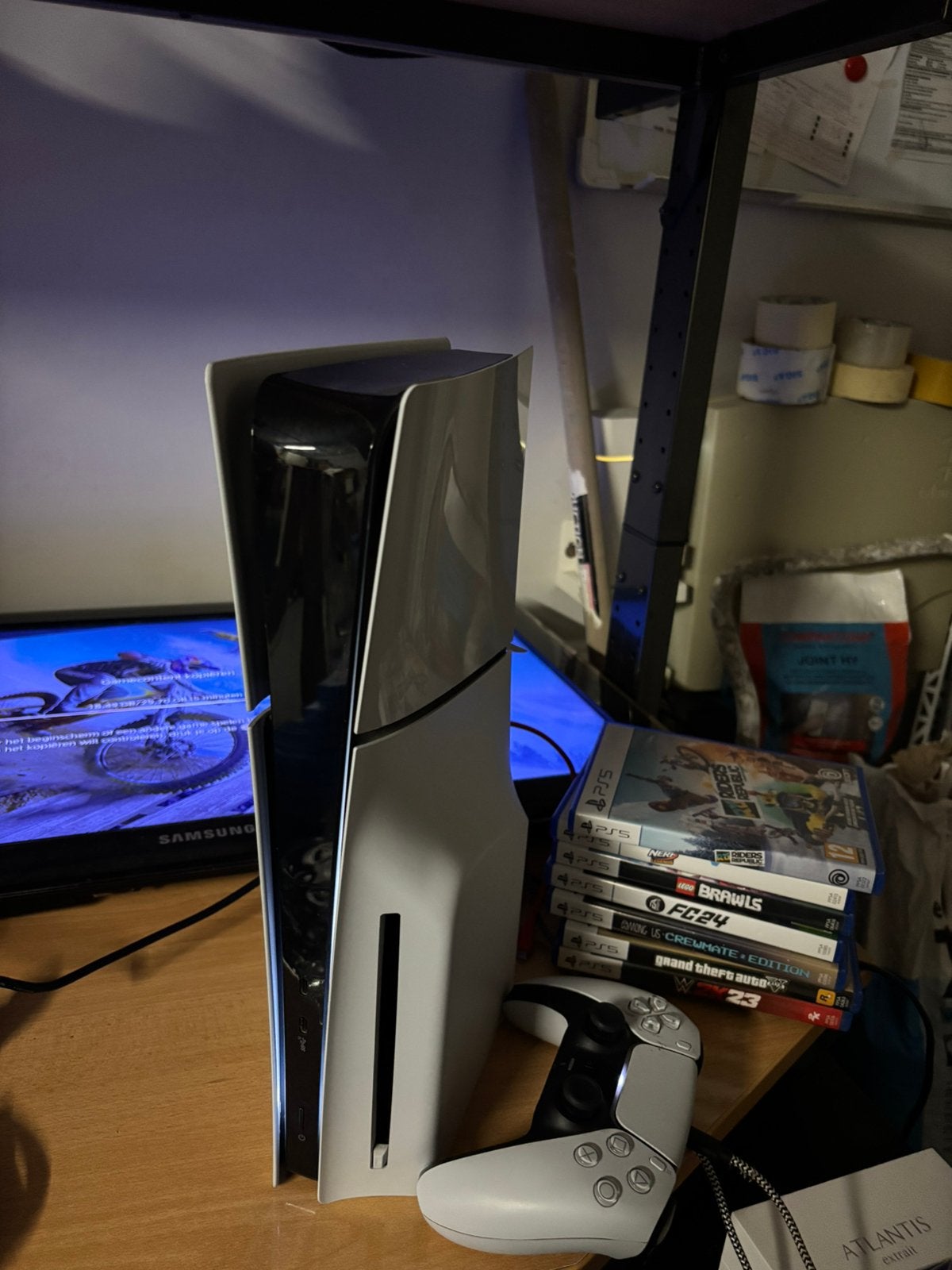 Ps5 slim disc + controller + 7 games, Ophalen, Zo goed als nieuw