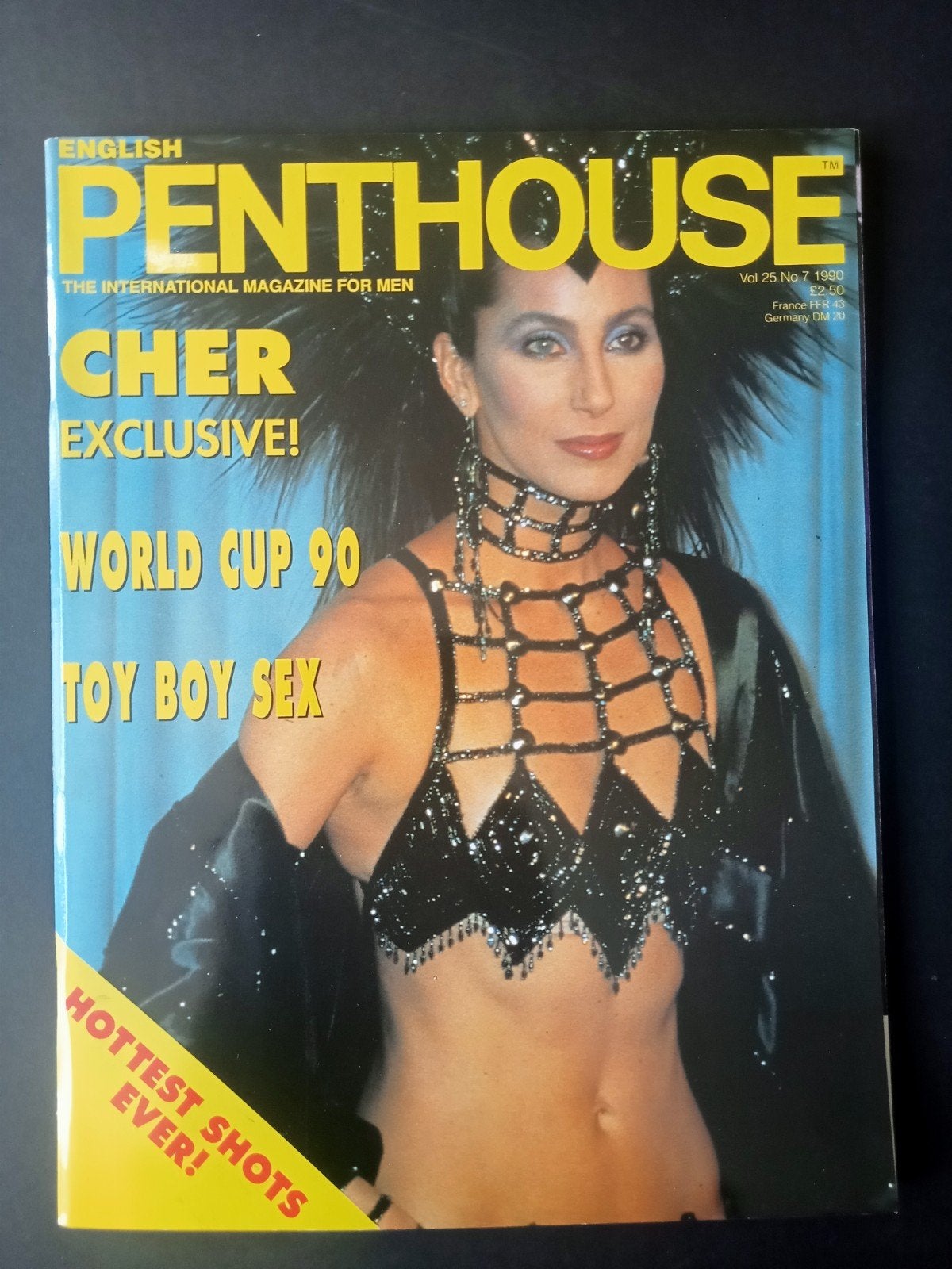 Cher tijdschrift Penthouse UK 1990, Ophalen of Verzenden