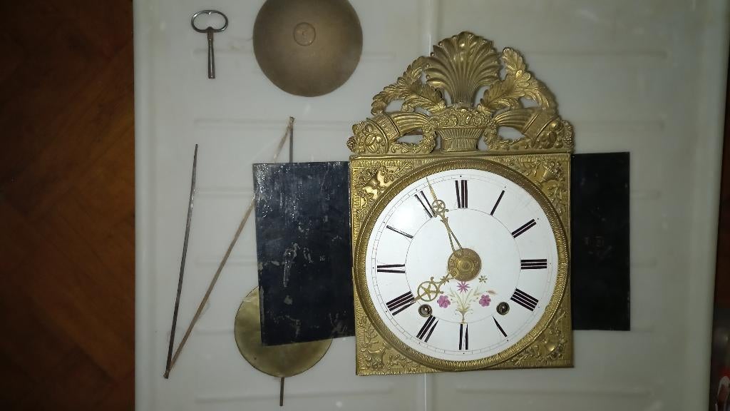 ancienne comtoise XVIIIe – complète – non bloquée, Antiquités & Art, Enlèvement ou Envoi