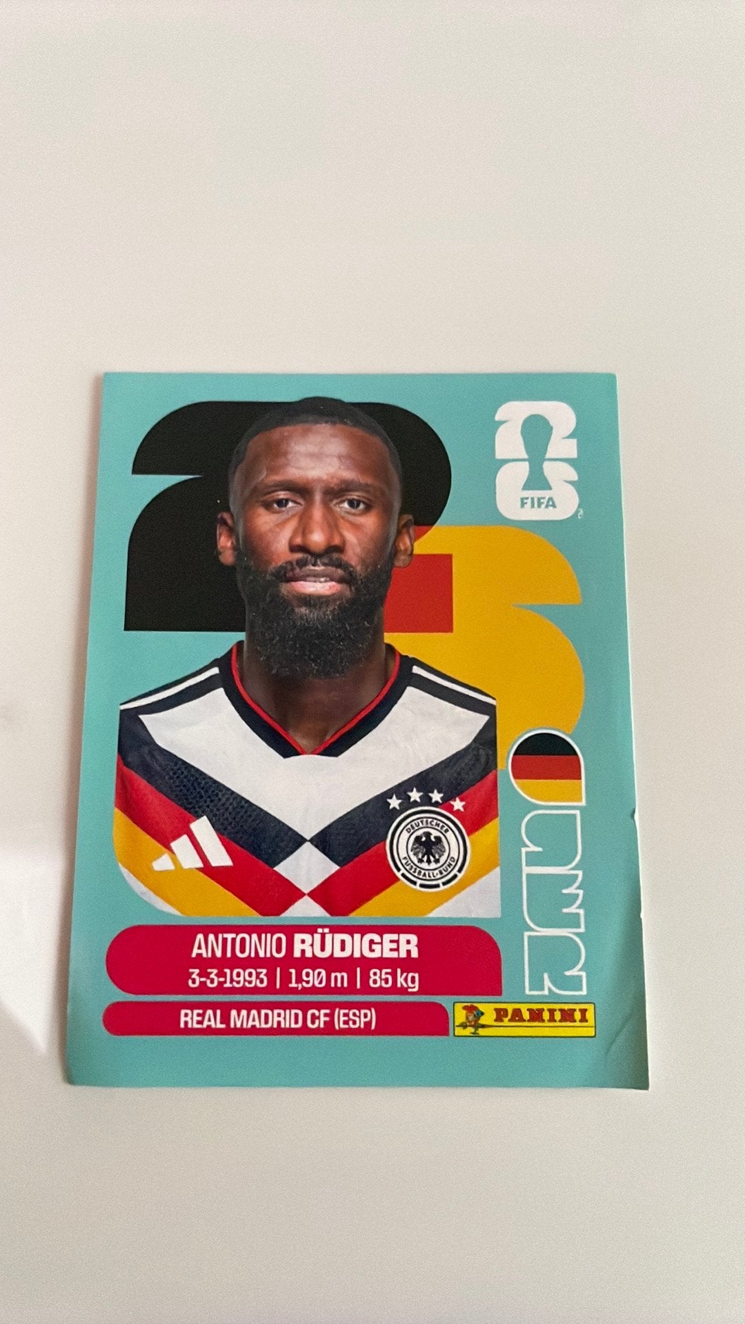 WK world cup 2026 panini GER 6, Enlèvement, Neuf, Plusieurs autocollants