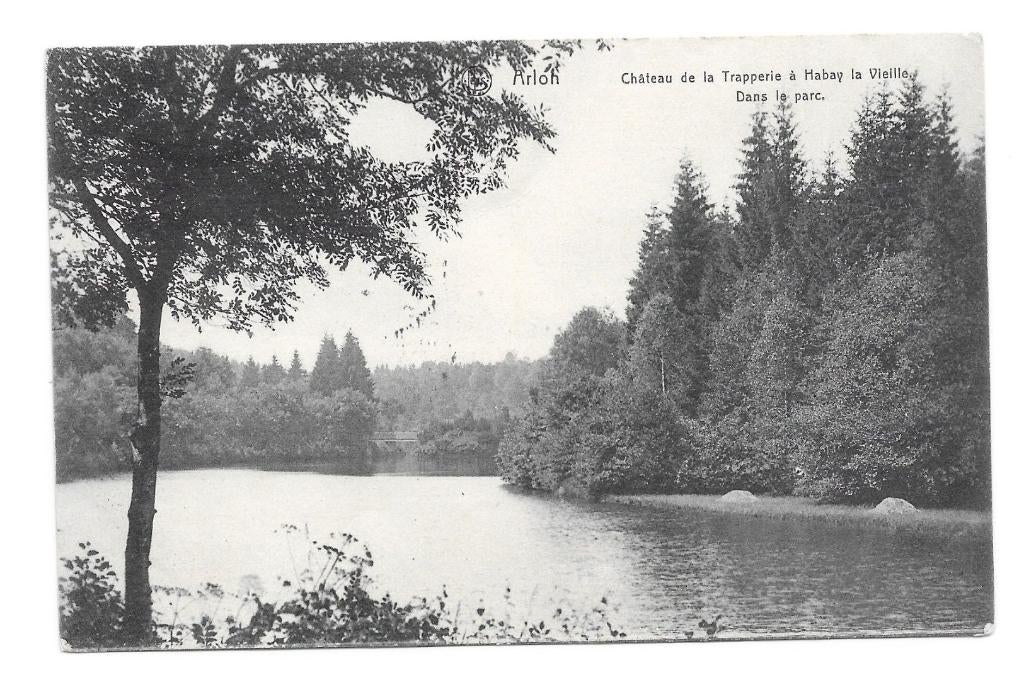 Arlon château de la Trapperie à Habay la vieille, Envoi, Avant 1920, Affranchie, Luxembourg