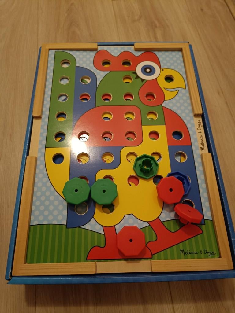 Figuren met steeknagels mozaïek - merk Melissa&Doug, Ophalen
