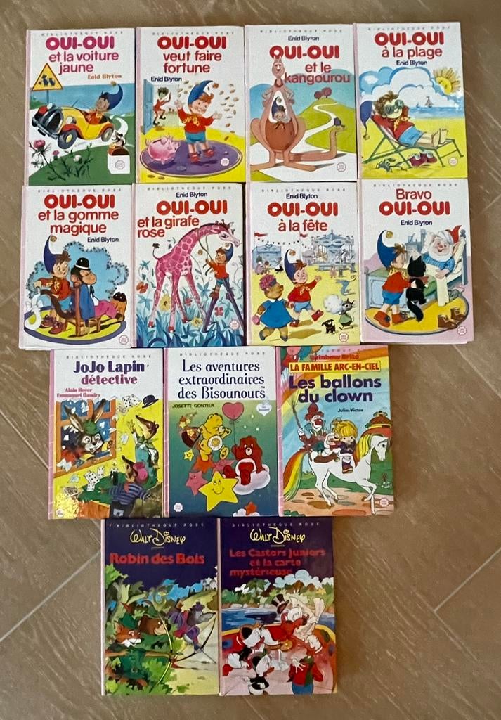 Lot de 13 livres Vintage La Bibliothèque Rose, Enlèvement ou Envoi, Utilisé, Fiction