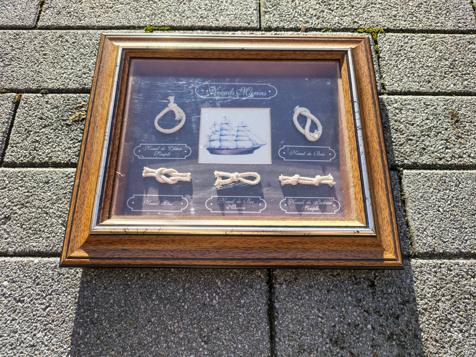 mooie kader met zeemans knopen, Ophalen of Verzenden
