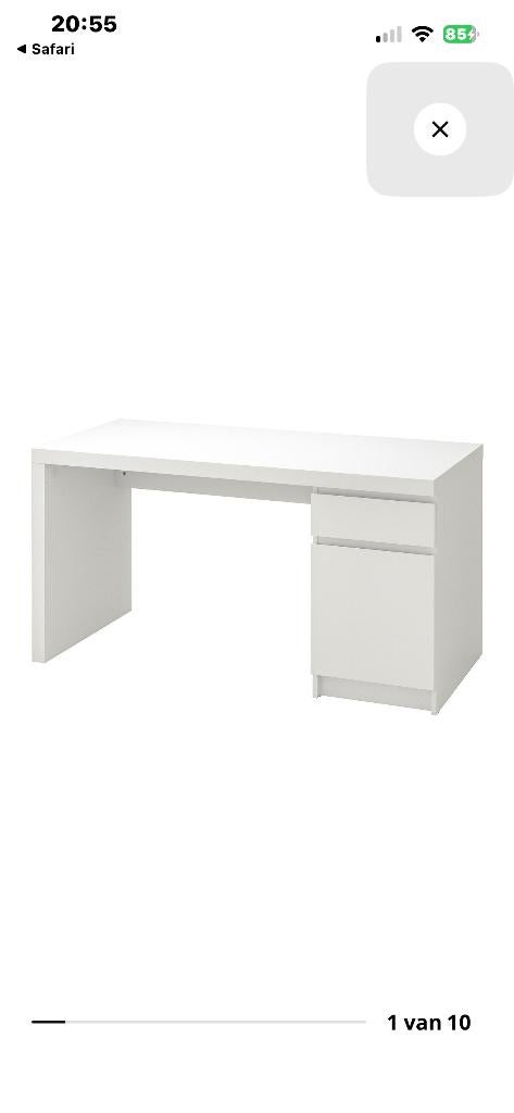 Bureau, Maison & Meubles, Bureaux, Bureau d'écolier, Comme neuf, Enlèvement, IKEA