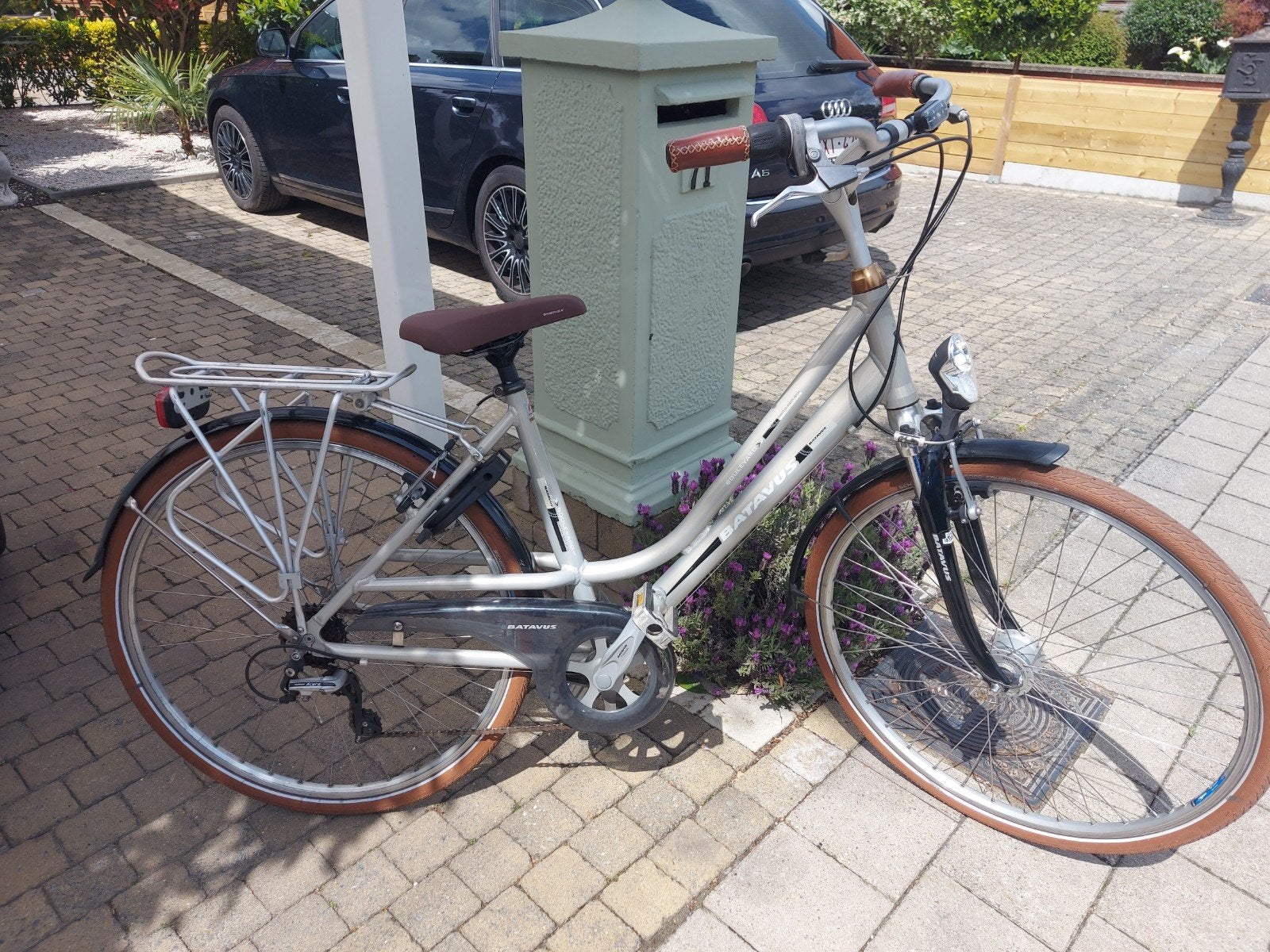 Batavus  fiets vrouw, Ophalen