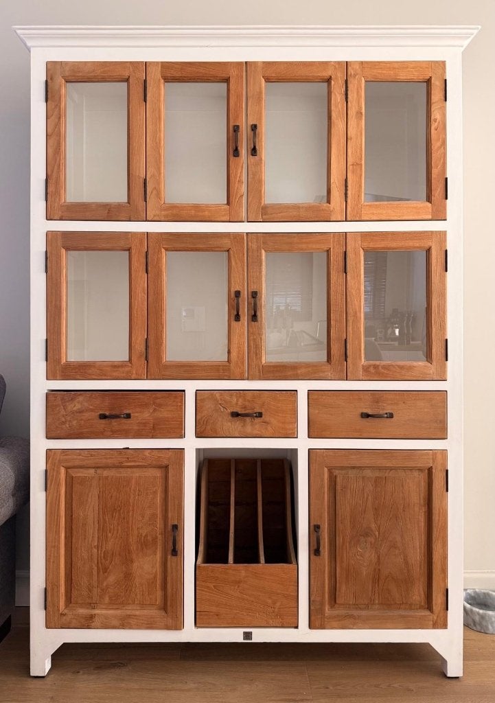 Barkast Rivièra Maison, Huis en Inrichting, Ophalen, Glas, 100 tot 150 cm, 150 tot 200 cm