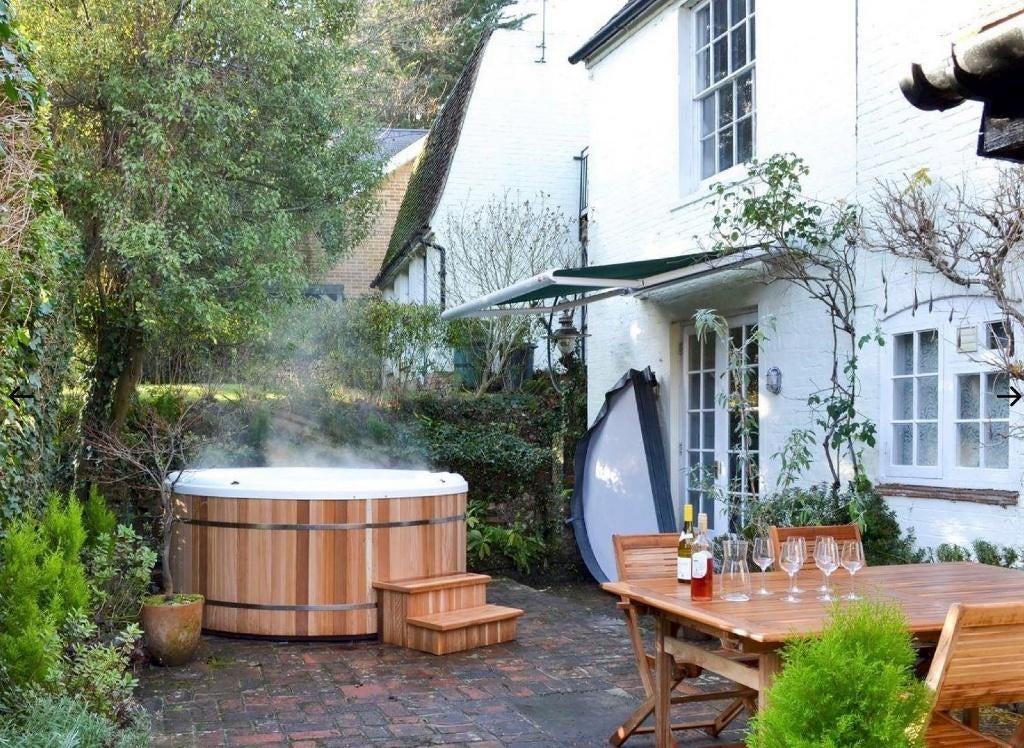 🔥 Jacuzzi Hybride Électrique + Chauffage au Bois 🔥, Enlèvement, Neuf, Éclairage